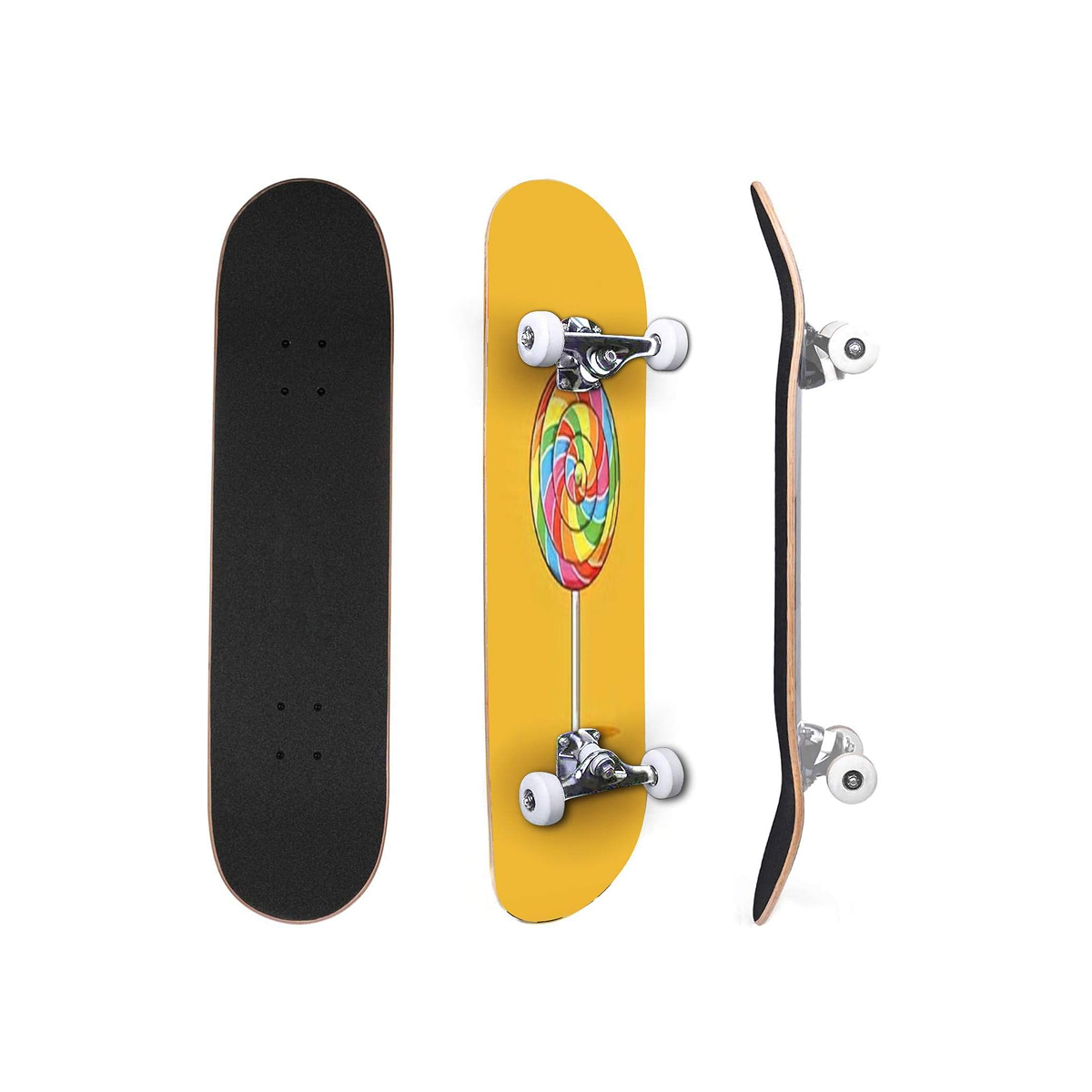GlideMaster Black Skateboard