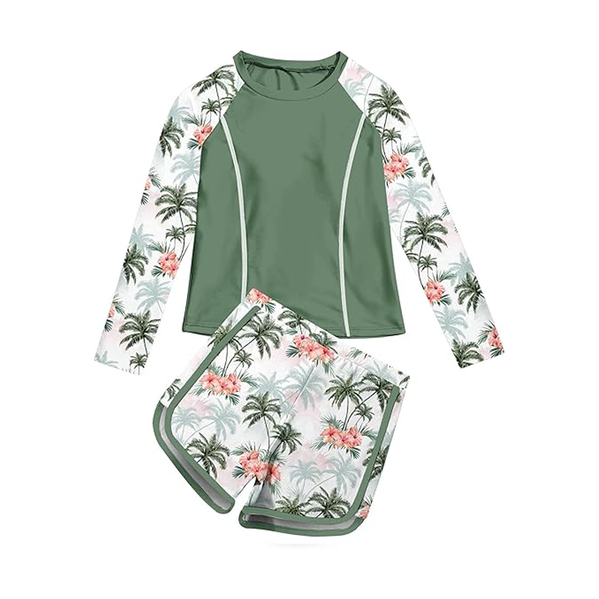 Kids Long Sleeve Swimsuit Set