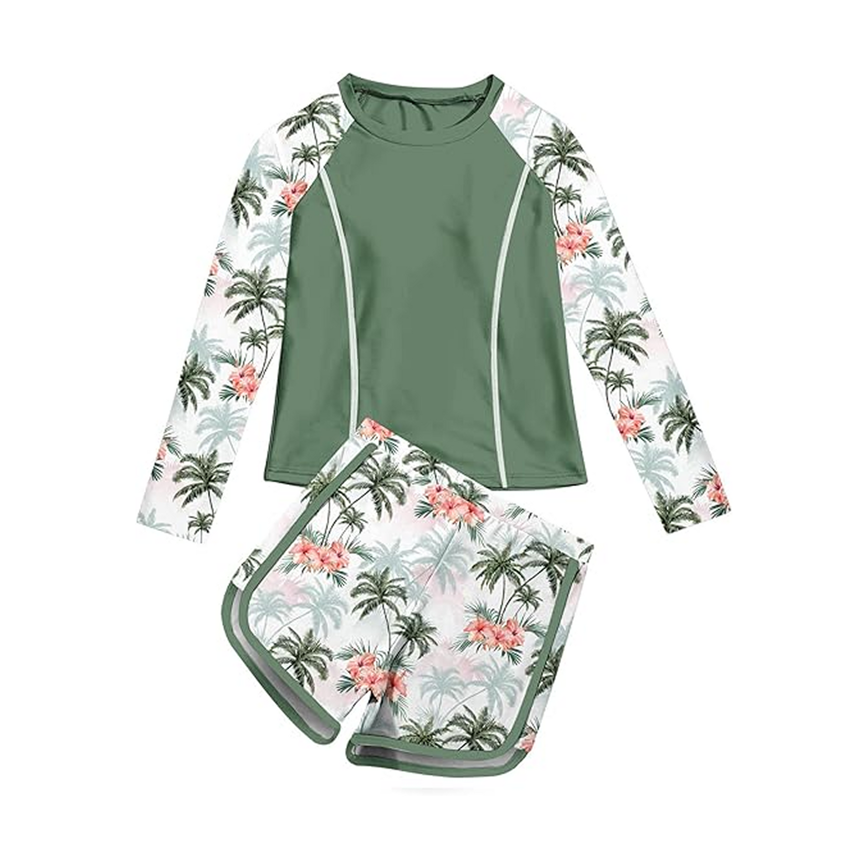 Kids Long Sleeve Swimsuit Set