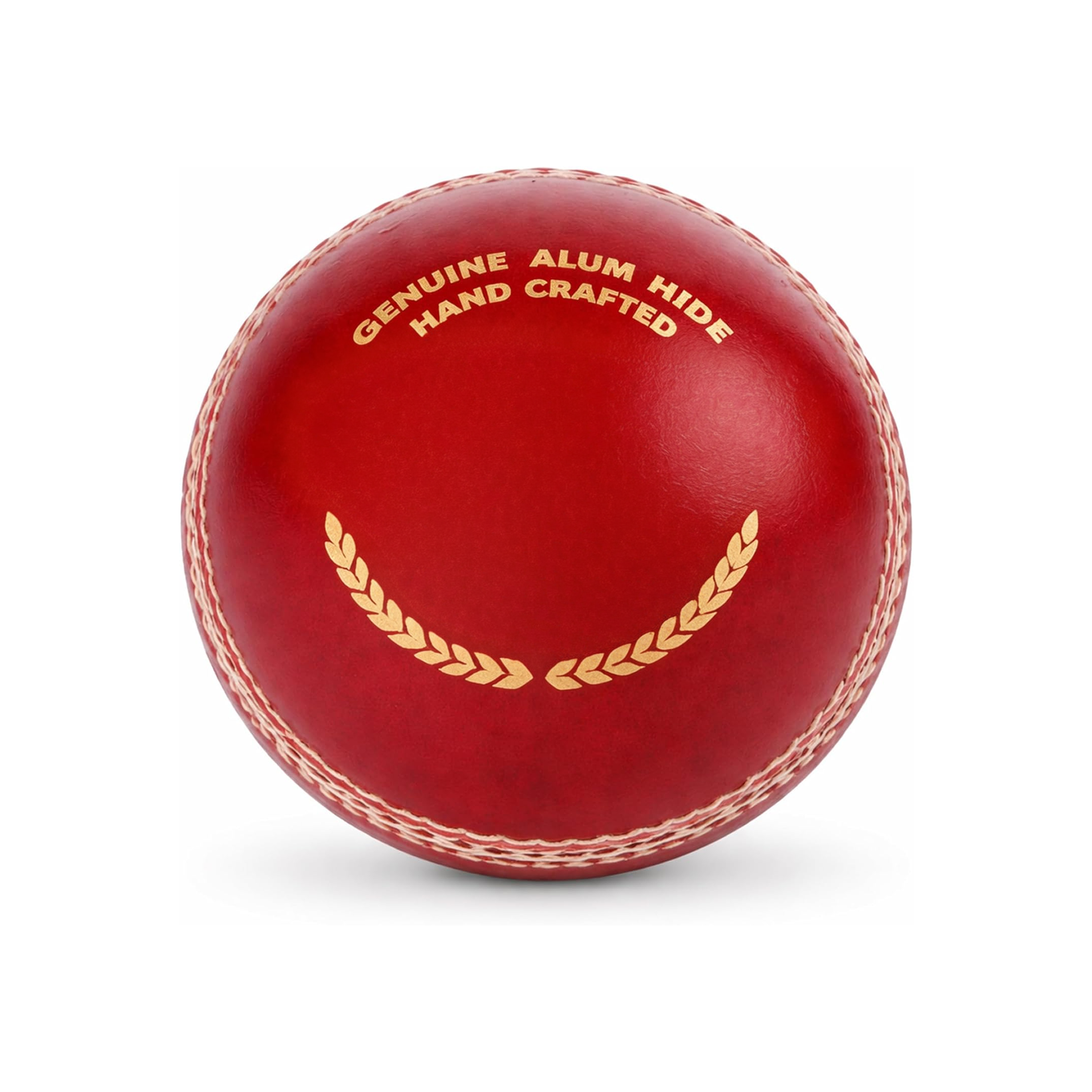 Red Leather Cricket Ball