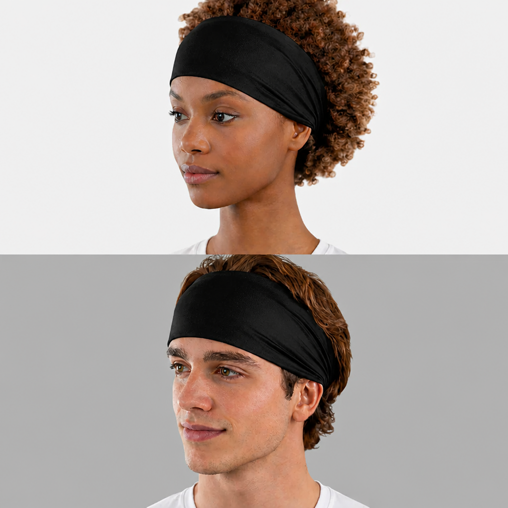 Black Sports Headband