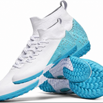 Pro Flex Indoor Soccer Shoes – White/Blue