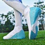 Pro Flex Indoor Soccer Shoes – White/Blue